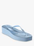 Sleepers High Platform Flip Flops, Angel Blue