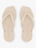 Sleepers Tapered Platform Flip Flops, Eggnog