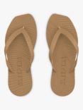 Sleepers Tapered Platform Flip Flops, Sand