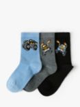 Lindex Kids' Monster Truck Socks, Pack of 3