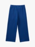 Benetton Kids' Belted Wide Leg Joggers, Night Blue