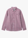 Benetton Kids' Gingham Cotton Poplin Shirt, Multi