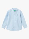 Benetton Kids' Stripe Cotton Poplin Shirt, Multi