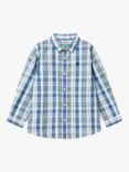 Benetton Kids' Check Cotton Poplin Shirt, Multi