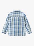 Benetton Kids' Check Cotton Poplin Shirt, Multi