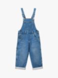 Benetton Kids' Denim Salopettes, Blue