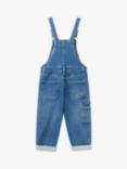 Benetton Kids' Denim Salopettes, Blue