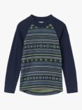 Polarn O. Pyret Kids' Nordic Thermal Top, Blue