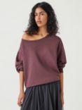 HUSH Josie Relaxed Raw Edge Jumper