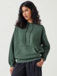 HUSH Shay Oversized Heavyweight Hoodie, Dark Khaki