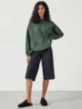 HUSH Shay Oversized Heavyweight Hoodie, Dark Khaki