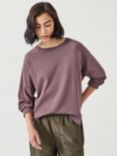 HUSH Matilda Raglan Sleeve Top, Light Brown