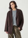 HUSH Pure Wool Double Face Coat