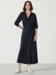 HUSH Martina Shirt Dress, Washed Black