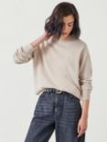 HUSH Ivy Fine Merino Wool Jumper, Oatmeal