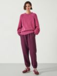 HUSH Lorna Relaxed Wool Blend Jumper, Pink