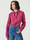 HUSH Faye Air Flow Shirt, Plum