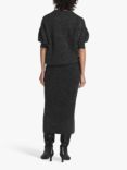 Twist & Tango Lidya Wool Blend Knit Skirt, Blackish Mélange