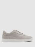 Reiss Cruz Elasticated Lace Hybrid Trainers, Grey