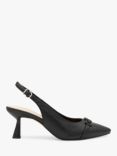 Paradox London Ivonne Flared Heel Slingback Court Shoes