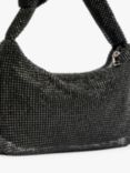 Paradox London Danni Diamante Mesh Mini Shoulder Bag, Black