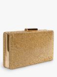 Paradox London Debra Embellished Box Clutch Bag, Champagne