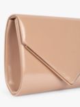 Paradox London Deirdre Envelope Clutch Bag, Nude