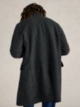 White Stuff Wool Blend Overcoat, Dk Grey