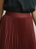 FLORERE Pleated Maxi Skirt, Cinnamon