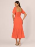 Adrianna by Adrianna Papell Puff Sleeve Dress, Orange