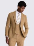 Moss Slim Fit Tweed Suit Jacket, Yellow