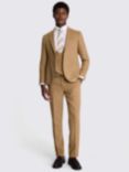 Moss Slim Fit Tweed Suit Jacket, Yellow