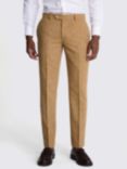 Moss Slim Fit Tweed Suit Trousers, Yellow