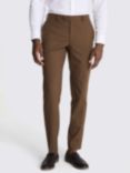 Moss Slim Fit Flannel Suit Trousers, Copper