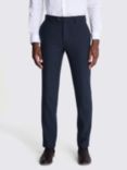 Moss Tailored Fit Twill Trousers, Blue