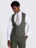 Moss Tweed Waistcoat, Khaki