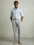 Reiss Malone Garment Dyed Cotton Pique Oxford Shirt