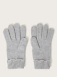 Monsoon Kids' Rosa Scallop Edge Gloves, Grey