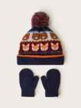 Monsoon Kids' Nature Knit Hat & Mittens Set