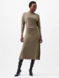 French Connection Samira Jersey Dress, Tarmac Khaki