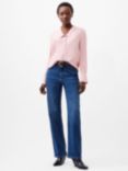 French Connection Cecile Crepe Shirt, Sweet Pink