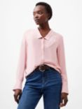 French Connection Cecile Crepe Shirt, Sweet Pink