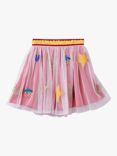 Stych Kids' Applique Tulle Skirt, Pink