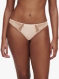 Chantelle Play Lace Tanga Knickers, Golden Beige