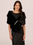 Adrianna Papell Faux Fur Wrap