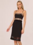 Adrianna Papell Knit Crepe Sequin Dress, Black