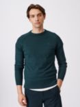 Aubin Collum Crew Neck Jumper, Khaki