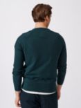 Aubin Collum Crew Neck Jumper, Khaki