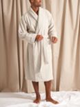 Pretty You Bamboo Towelling Robe, Silver Grey