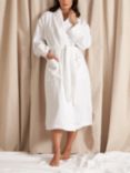 Pretty You Bamboo Towelling Dressing Gown, Cloud White